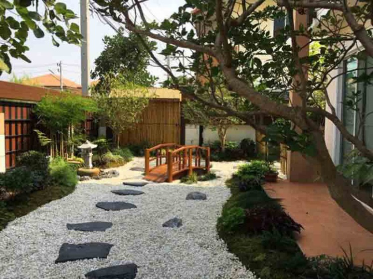 Thiết kế sân vườn kiểu Nhật ấn tượng về không gian sống